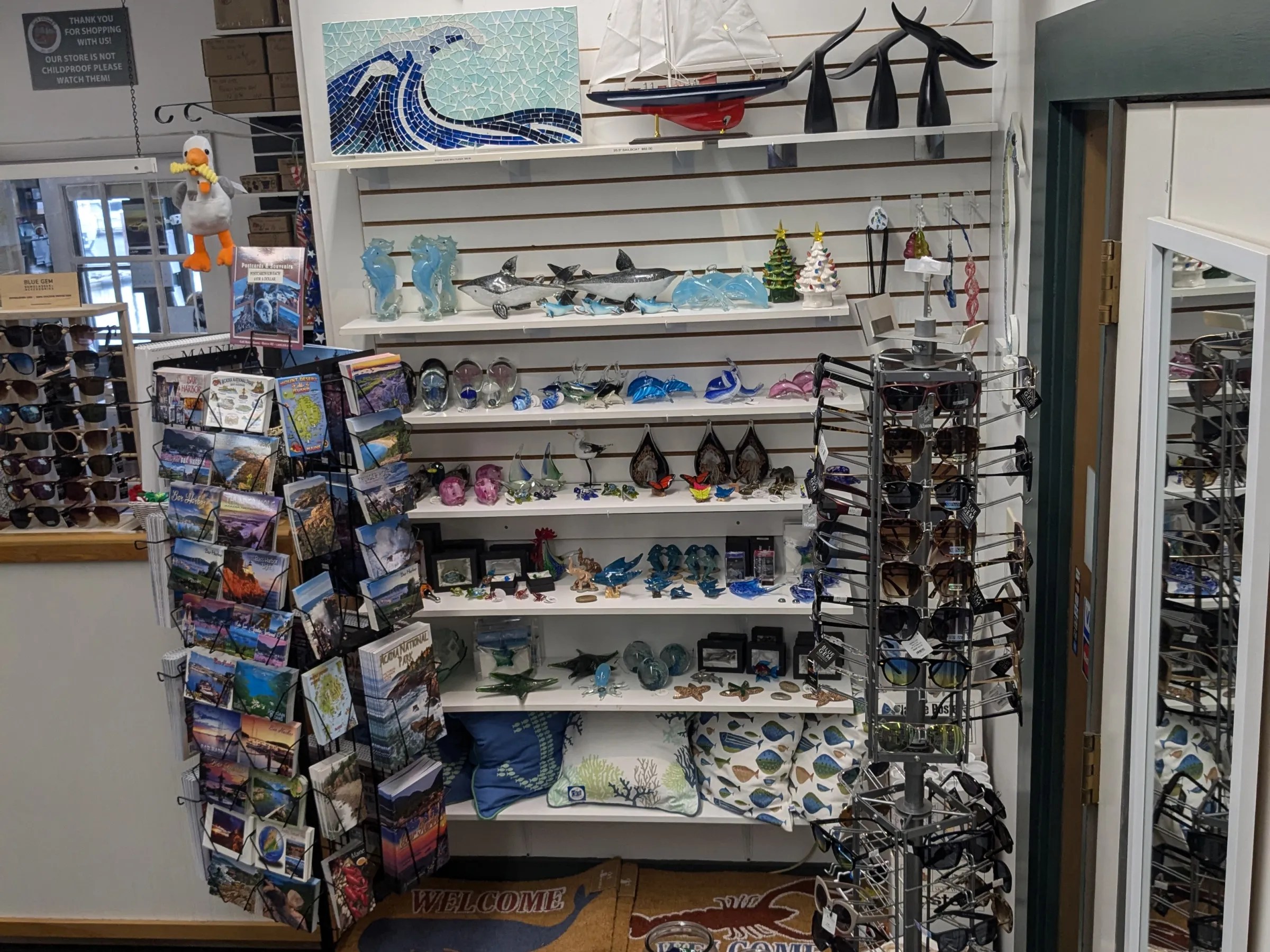 a display in a store